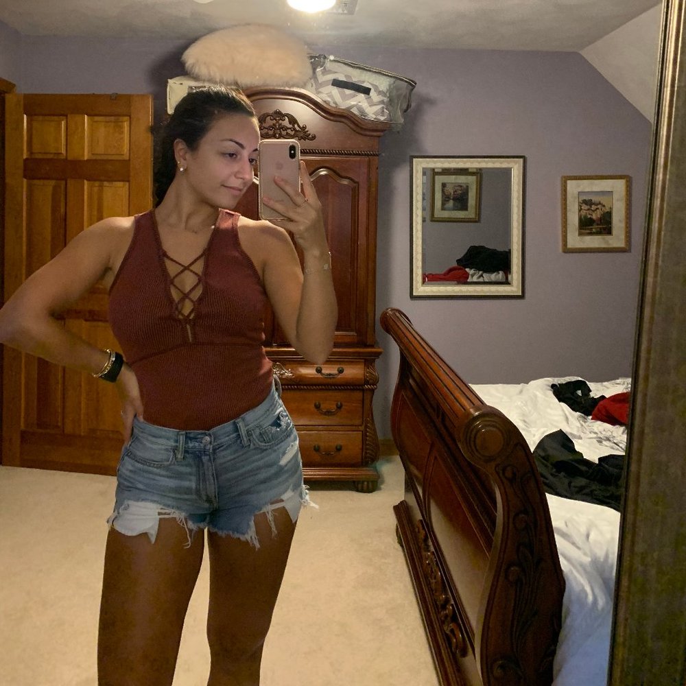 No Rest For Bridget Maroon Top